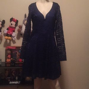 Navy blue dress